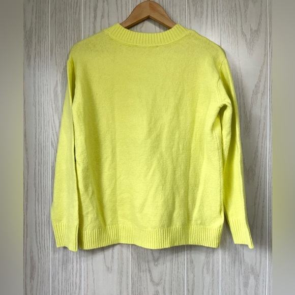 NWT Ann Taylor LOFT Mock Neck Knit Neon Sweater Size S - Picture 2 of 2